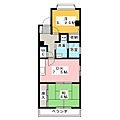 メゾンオカダ3階6.9万円