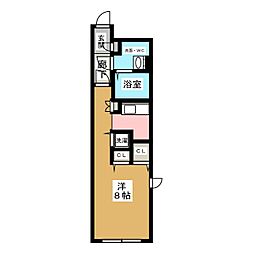 Branche千種公園 ワンルームの間取図画像