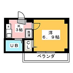 間取図画像 1K