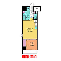 プロシード池下 501 ｜ 愛知県名古屋市千種区池下１丁目903（賃貸マンション1LDK・5階・37.83㎡） その2