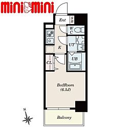 S-RESIDENCE今池arcana 8階1Kの間取り