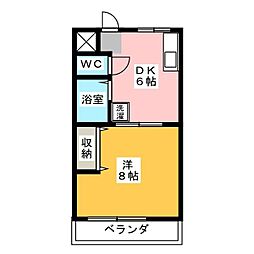 間取図画像 1DK