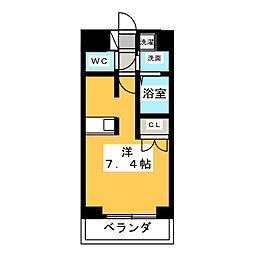 プレサンスＮＡＧＯＹＡ桜通ビッグビート 10階1Kの間取り