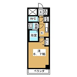 間取図画像 1K