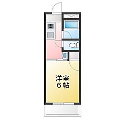 ルネ・田代 1Kの間取図画像
