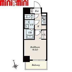 S-RESIDENCEImaikearcana 1Kの間取図画像