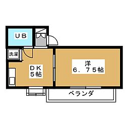 ナビオ池下 1DKの間取図画像