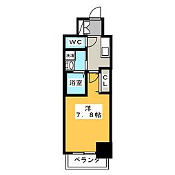 エステムコート名古屋今池アーバンゲート 1Kの間取図画像