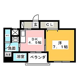 間取図画像 1DK