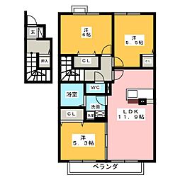 間取図画像 3LDK