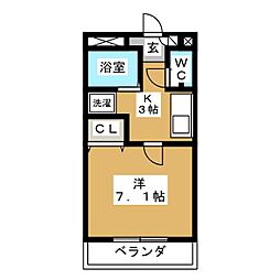 間取図画像 1K