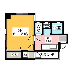 間取図画像 1K
