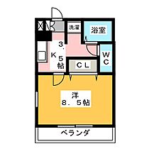 マ・メゾン  ｜ 愛知県名古屋市西区貝田町１丁目（賃貸マンション1K・2階・27.00㎡） その2