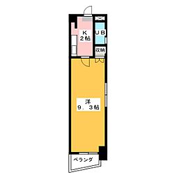 エ・スパシオ名西 1Kの間取図画像
