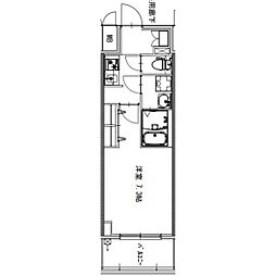 S-RESIDENCE庄内通駅前curere 15階1Kの間取り