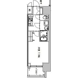 S-RESIDENCE庄内通駅前curere(クラーレ) 1Kの間取図画像