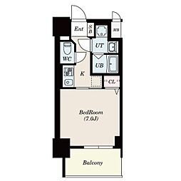 S-RESIDENCE浄心East 1Kの間取図画像