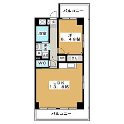 セルテス3 1LDKの間取図画像