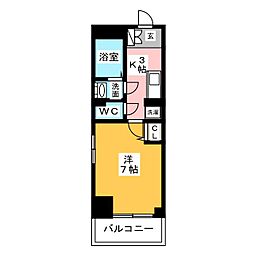 フェニックスWEST 1Kの間取図画像