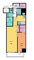 グランアビタシオンノリタケ 1LDKの間取図画像