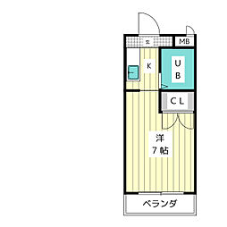 間取図画像 ワンルーム