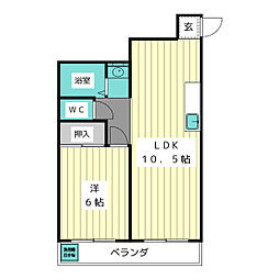 間取図画像 1LDK
