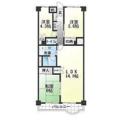 物件の間取り