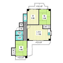 間取図画像 3LDK