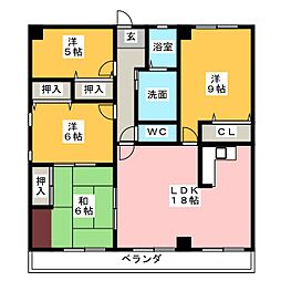 パティーナ社台 4LDKの間取図画像