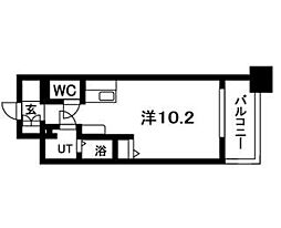 N.S.ZEAL大曽根 ワンルームの間取図画像