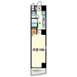 ITOH弐番館 1Kの間取図画像
