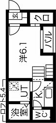 ネスト大曽根 1Kの間取図画像