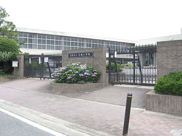 画像3:小学校「清須市立古城小学校まで987m」