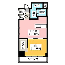 SKビルディング7 1LDKの間取図画像