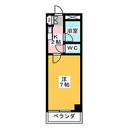 間取図画像 1K