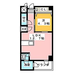 SKビルディング7 1LDKの間取図画像
