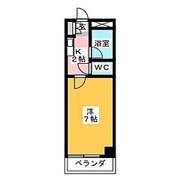 ビルド・ジュン 1Kの間取図画像