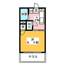 間取図画像 1K