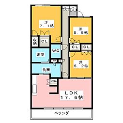 間取図画像 3LDK