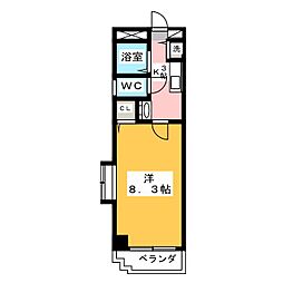 ＳＴＵＤＩＯ　ＮＡＮＢＵ（ストゥ-ディオナンブ） 5階1Kの間取り