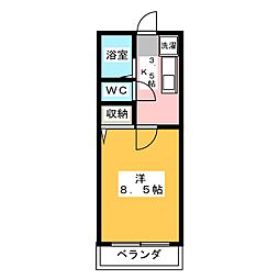 間取図画像 1K