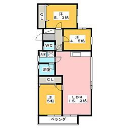 リノヴェール本山 3LDKの間取図画像