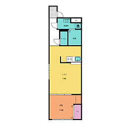 Amirl Premier ShinsakaeII 4階1LDKの間取り