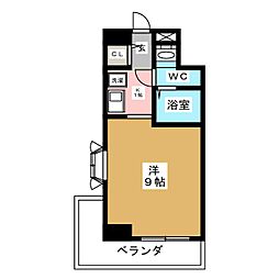 La　Douceur新栄 14階1Kの間取り