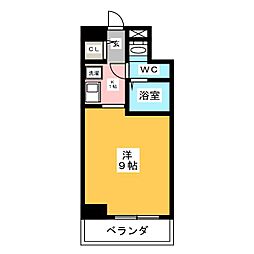 La　Douceur新栄 8階1Kの間取り