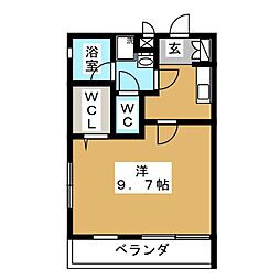 間取図画像 1K