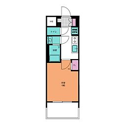 プレサンス新栄ユリシス 1Kの間取図画像