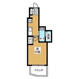 エステムコート名古屋千種グレイス 1Kの間取図画像