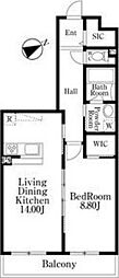 名古屋市千種区千種2丁目マンション 1LDKの間取図画像
