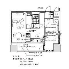物件の間取り